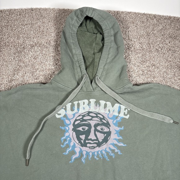 American Eagle Sublime Y2K Band Oversize Huggable Graphic Huggable Hoodie Small - Picture 2 of 7